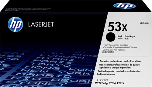 HP toner laser 53X (Q7553X) noir