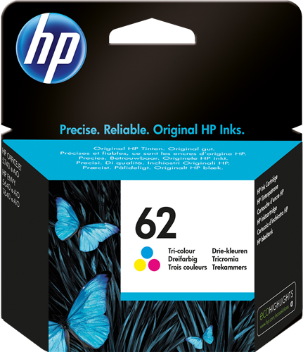 HP-62 CL Cartouche d'encre HP - 3 Couleurs