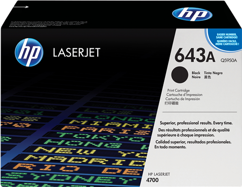 HP Toner 643A (Q5950A) noir