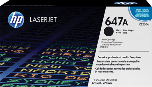 HP Toner 647A (CE260A) noir