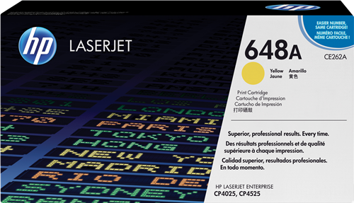 HP Toner 648A (CE262A) jaune