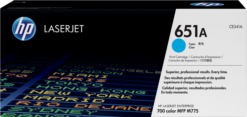 HP Toner 651A (CE341A) cyan