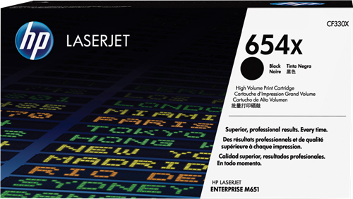 HP Toner 654X (CF330X) noir