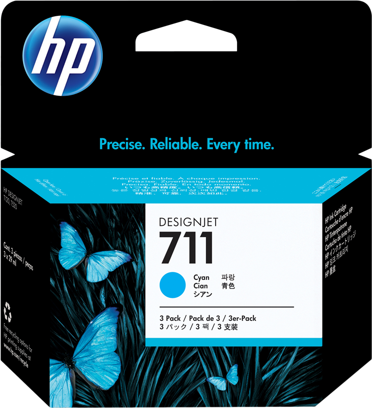 HP Multipack 711 (CZ134A) cyan