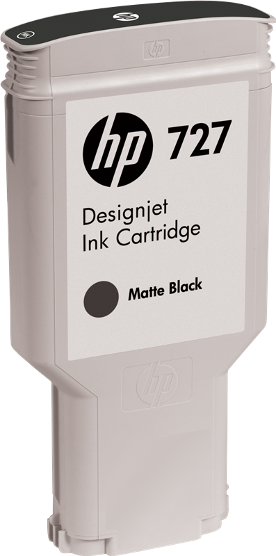 HP Cartouche encre 727 (C1Q12A) Noir mat