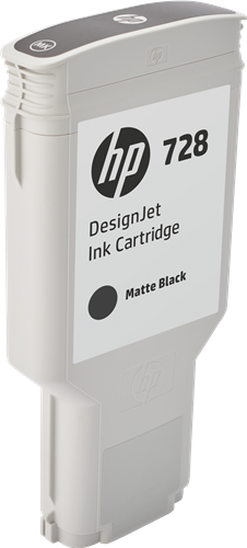 HP cartouche encre 728 noir mat 300ML