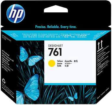 HP Tête d'impression 761 (CH645A) jaune