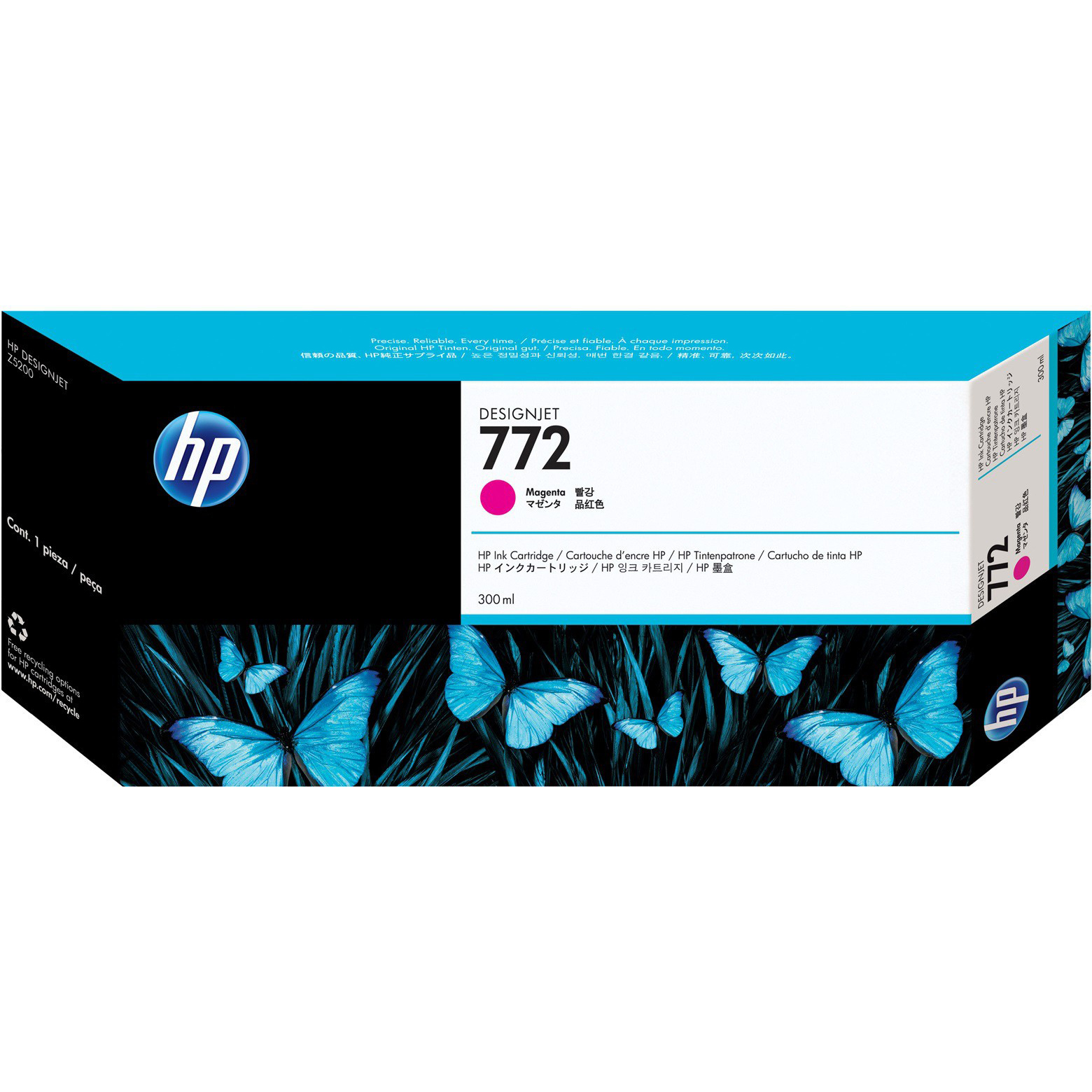 HP Cartouche encre 772 (CN629A) magenta