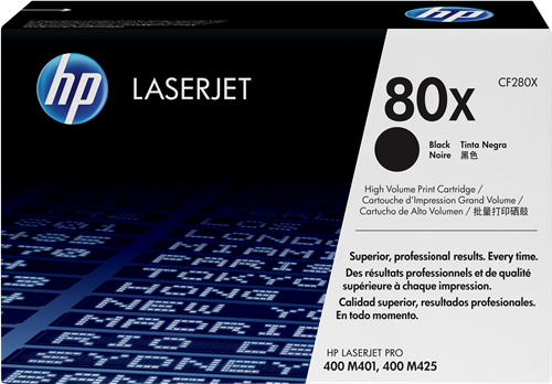 HP Toner 80X (CF280X) noir