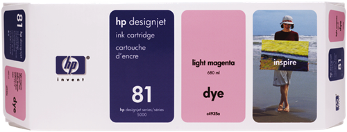 HP Cartouche encre 81 (C4935A) Magenta clair