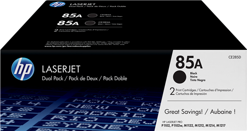 HP Toner 85A (CE285AD) Multipack Noir