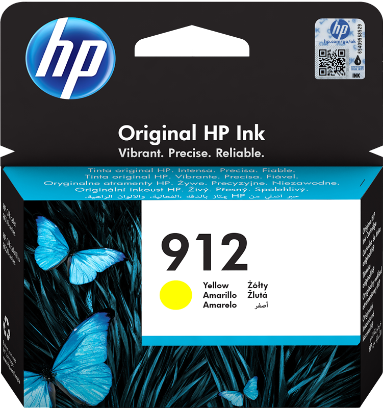 HP Cartouche encre 912 (3YL79AE) jaune