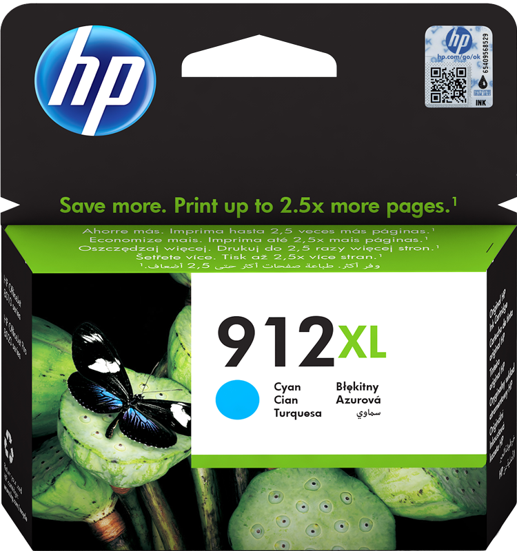 HP-912 C XL Cartouche d'encre HP - Cyan