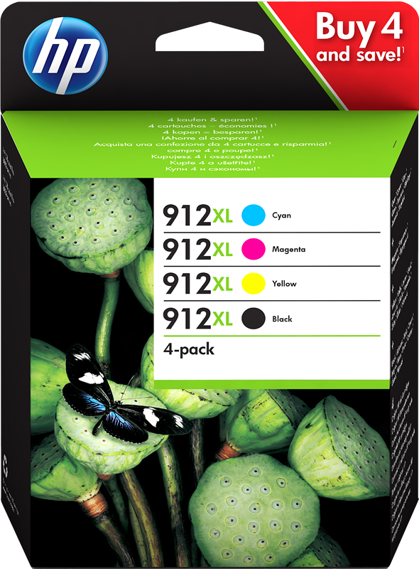 ✓ HP Cartouche encre 912 XL (3YL84AE) noir couleur Noir en stock