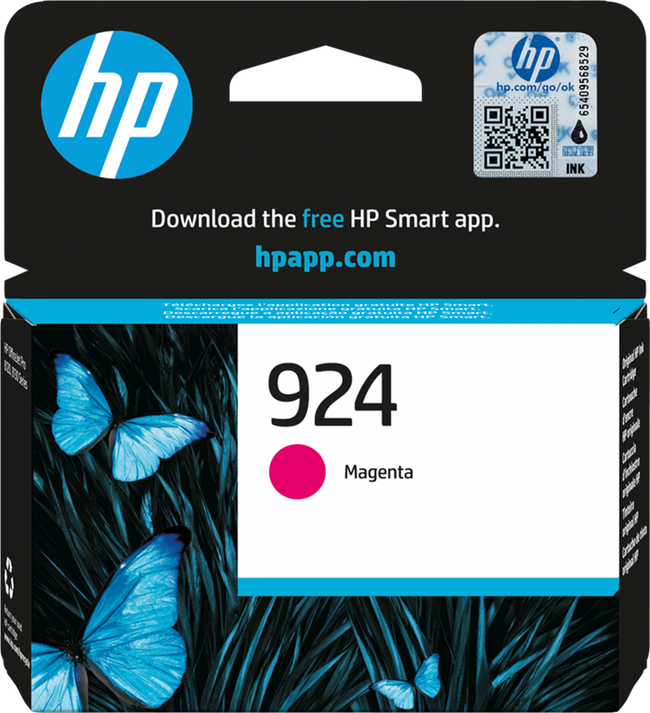 HP 924 Magenta Cartouche d'encre 4K0U4NE