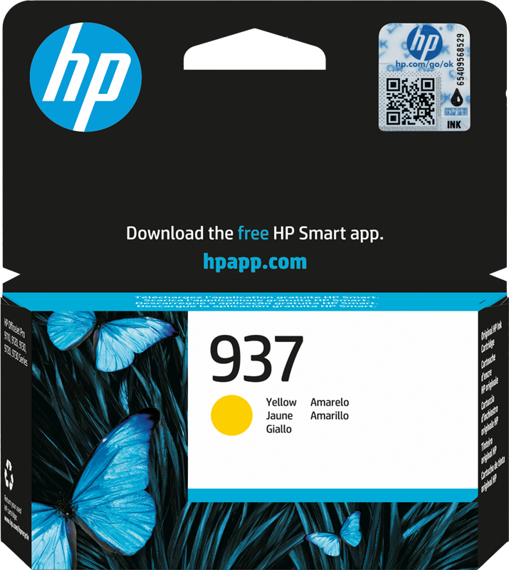 HP 937 Cartouche jaune (4S6W4NE)