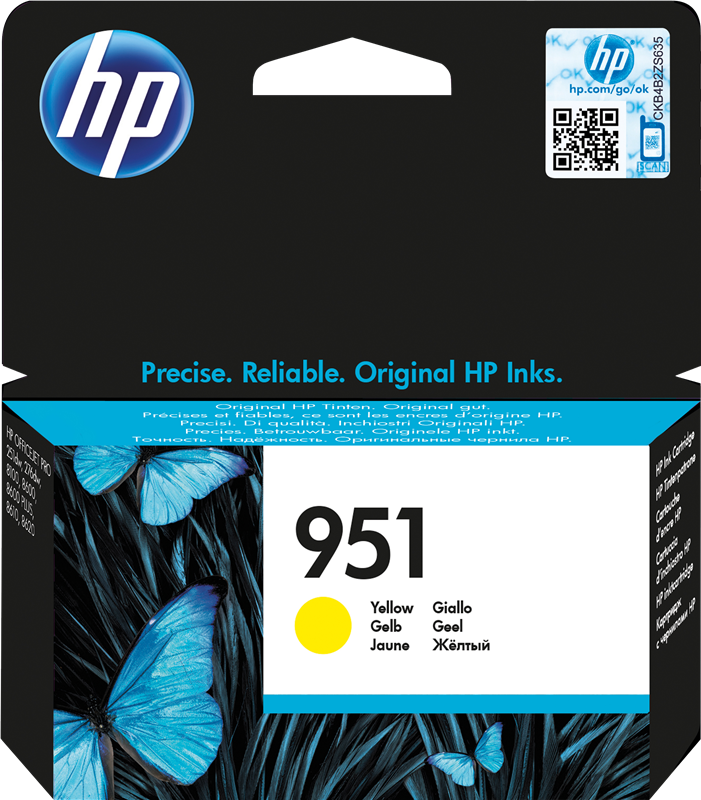 HP cartouche encre 951 jaune