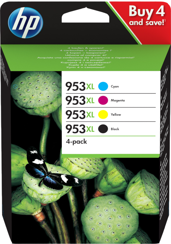 HP Multipack 953XL (3HZ52AE) noir, cyan, magenta, jaune