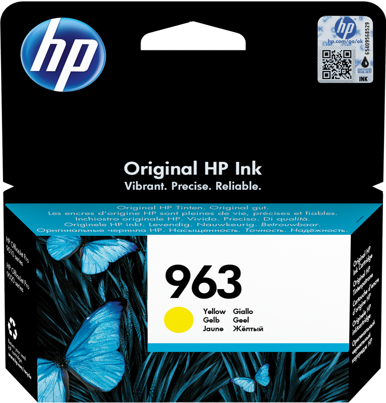 HP Cartouche encre 963 (3JA25AE) jaune