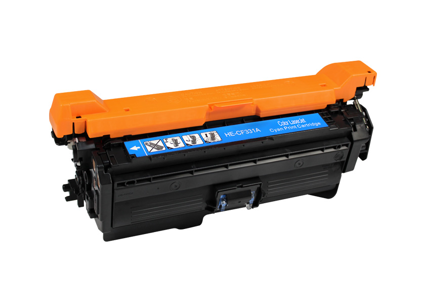 Toner compatible HP 654A cyan