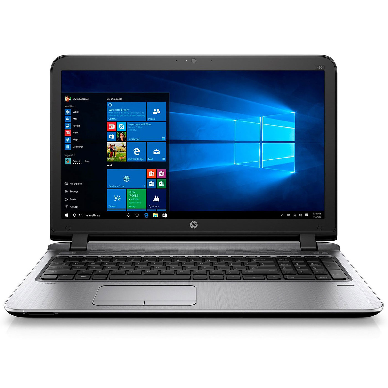 HP ProBook 450 G3 i3-6100U 4Go 500Go 15.6'' W10