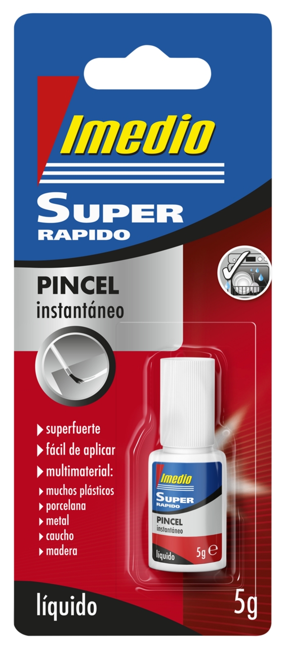 Imedio Colle Instantanée Super Rapide Flacon avec Pinceau 5gr