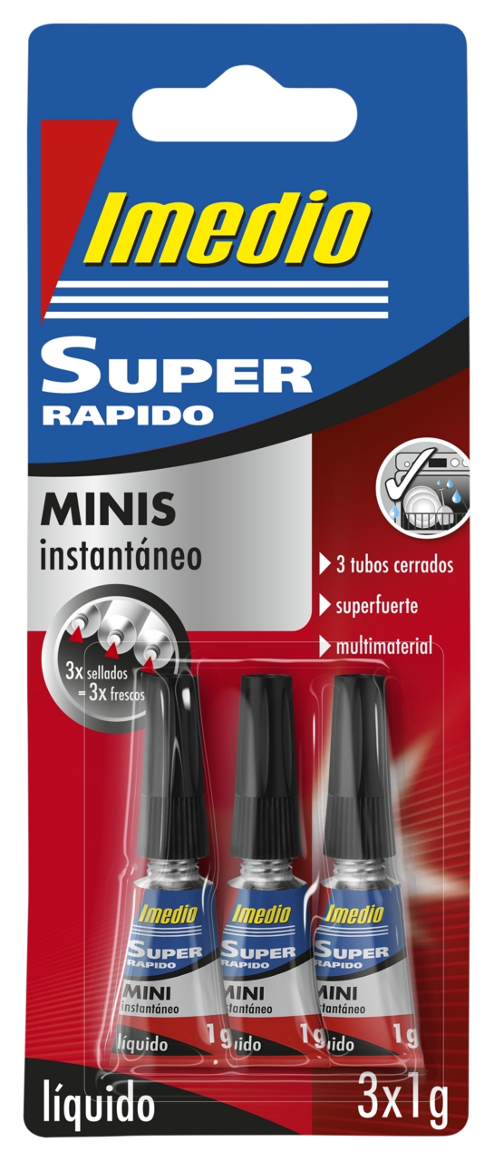 Imedio Colle Instan. Super Rapide Pack 3x1gr