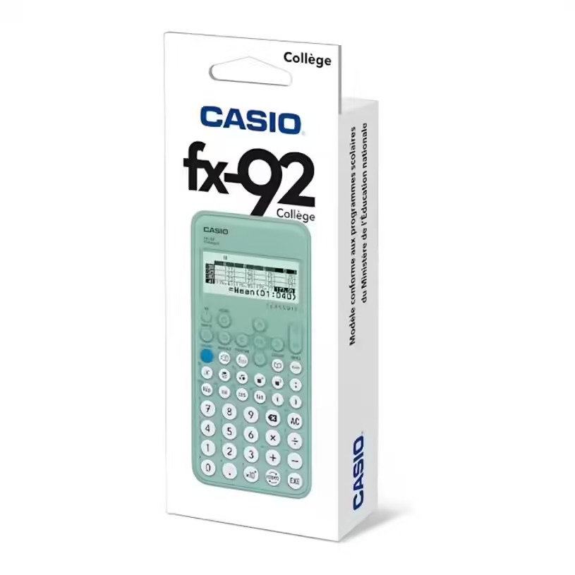 Calculatrice scientifique Casio FX-92 collège Classwiz - spéciale Collège