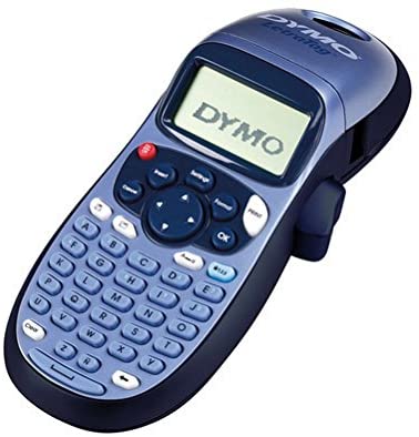 Imprimante d'étiquettes portable Dymo LetraTag LT-100H - Écran LCD - Vitesse 6,8 mm/sec - Impression 2 lignes - Mémoire pour 9 étiquettes