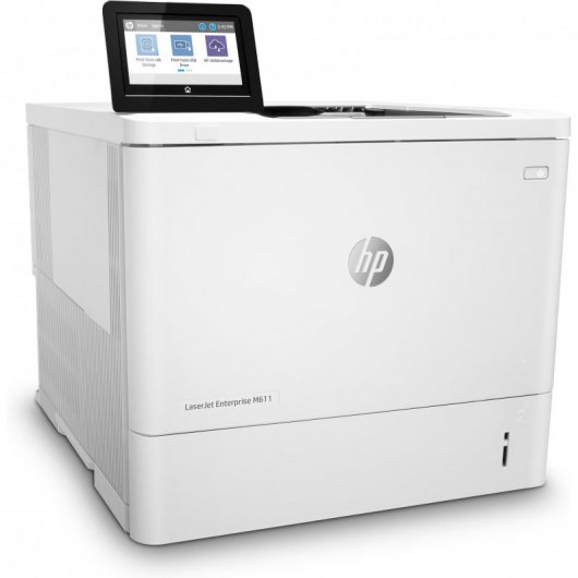 Imprimante laser monochrome HP LaserJet Enterprise M611dn recto verso 65 ppm
