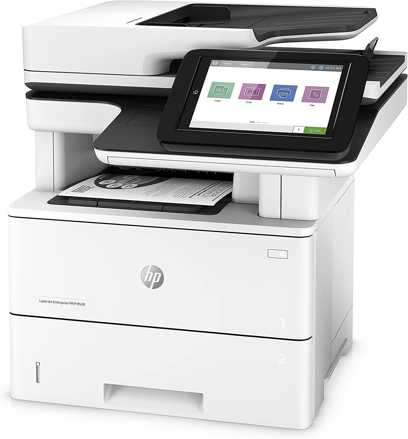 Imprimante laser multifonction HP LaserJet Enterprise M528dn recto verso monochrome 43 ppm