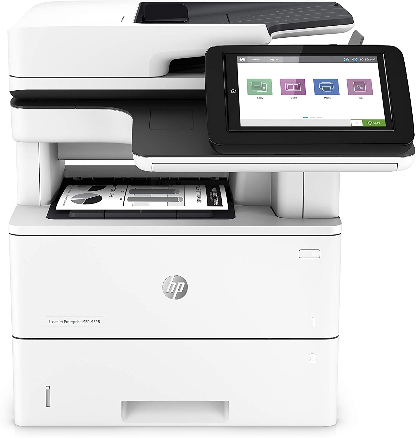 Imprimante laser multifonction HP LaserJet Enterprise M528dn recto verso monochrome 43 ppm