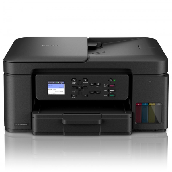 Imprimante multifonction couleur Brother DCP-T780DW, Wi-Fi recto verso, 16 ppm, chargeur automatique de 20 feuilles