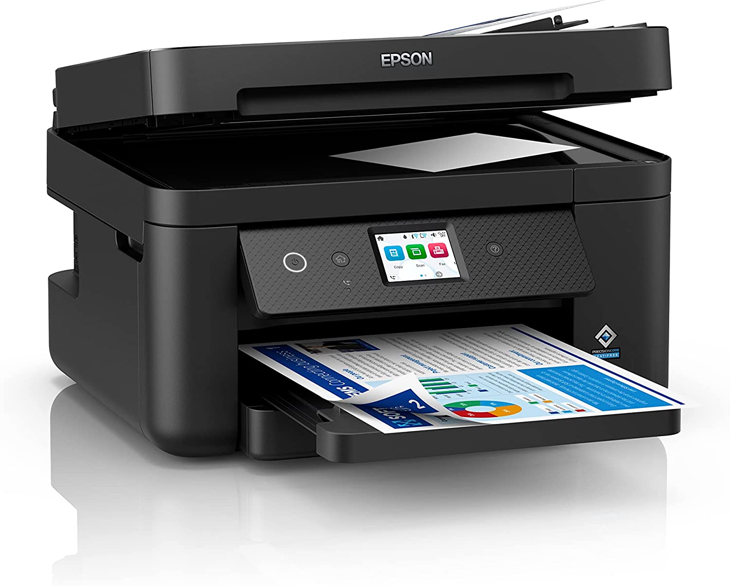 Imprimante multifonction Epson Workforce WF2960DWF Fax couleur recto verso Wi-Fi 33 ppm