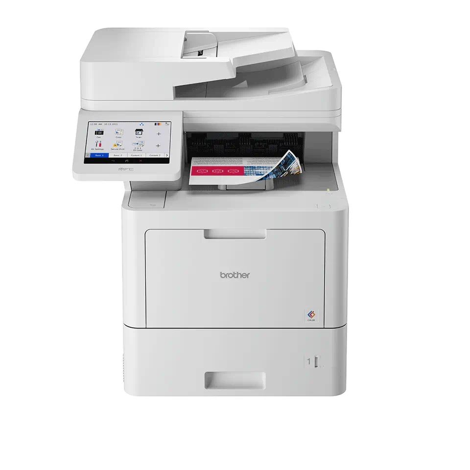 Imprimante multifonction laser couleur Brother MFC-L9630CDNTZ Fax recto verso 40 ppm + Bac supplémentaire 500 feuilles + Guéridon