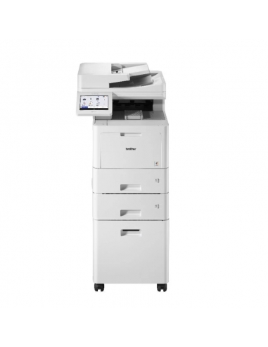 Imprimante multifonction laser couleur Brother MFC-L9630CDNTZ Fax recto verso 40 ppm + Bac supplémentaire 500 feuilles + Guéridon