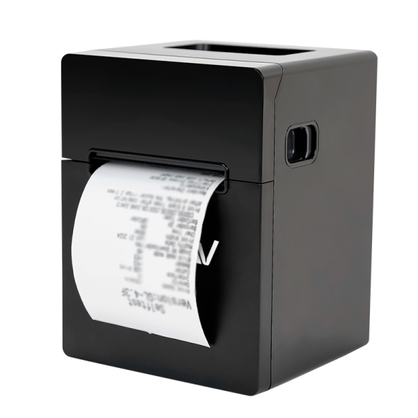 Imprimante thermique de tickets AVPos AVP-TC21NET - Vitesse 200 mm/s - Découpe automatique partielle - USB et LAN - Couleur noire