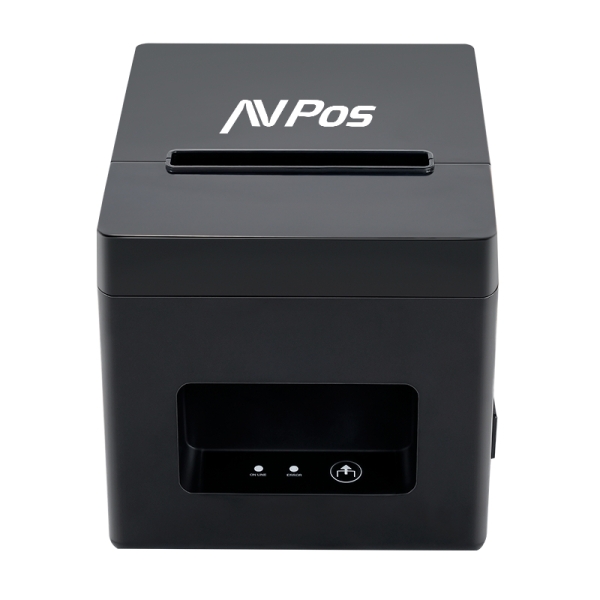 Imprimante thermique de tickets AVPos AVP-TC21NET - Vitesse 200 mm/s - Découpe automatique partielle - USB et LAN - Couleur noire