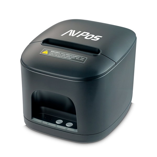 Imprimante thermique de tickets AVPos TC15USB - Vitesse de 260 mm/s - Découpe automatique partielle - USB - Noir