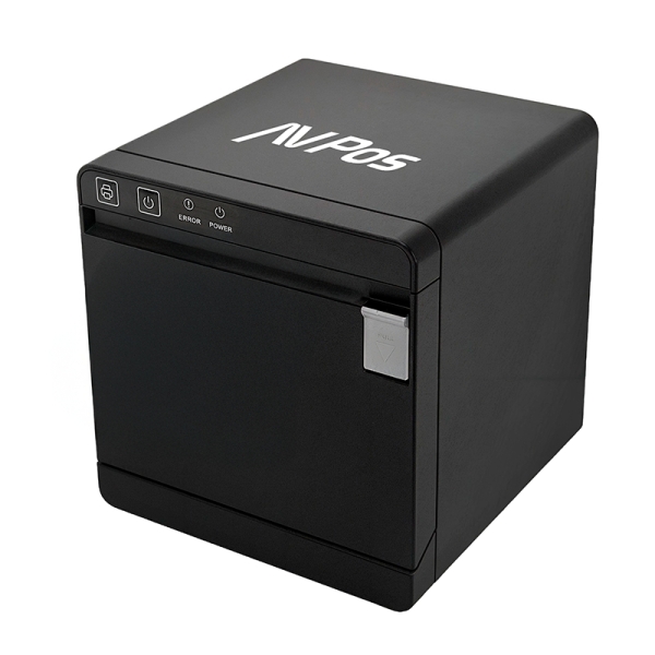 Imprimante thermique de tickets AVPos TC300 - Vitesse de 300 mm/s - Découpe automatique partielle - USB et LAN - Noir