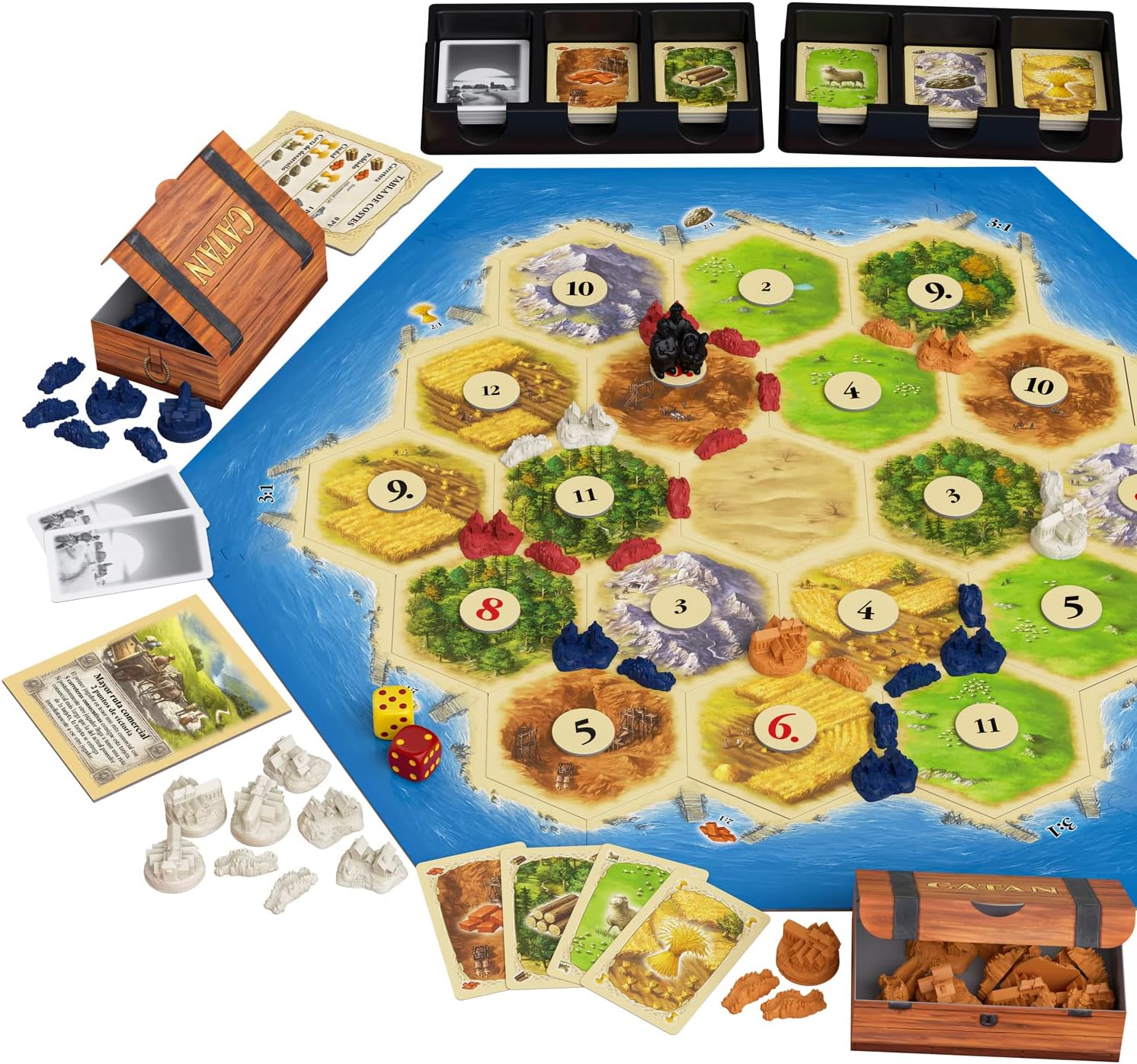 Jeu de société Les Colons de Catane Thème Pour 3 à 4 joueurs À