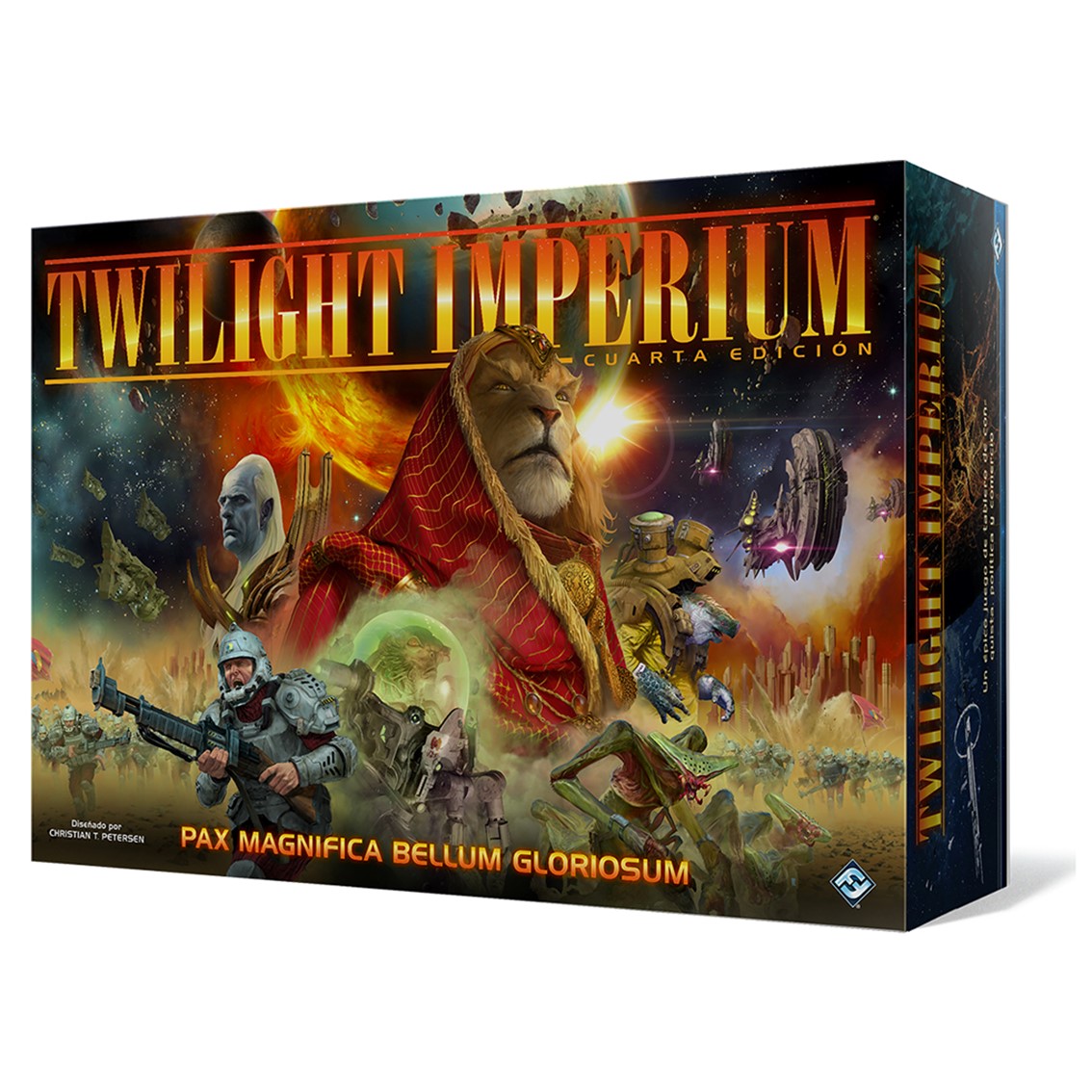 Jeu de société Twilight Imperium Quatrième Édition - Thème Science-Fiction - 3 à 6 joueurs - 14 ans et plus - Durée 240-480min. environ.