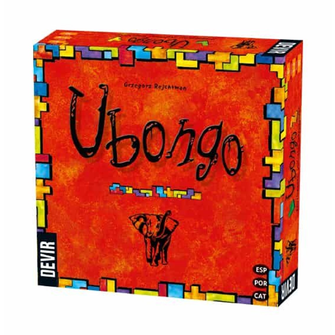 Jeu de société Ubongo Version Trilingue - Thème Abstrait - De 2 à 4 joueurs - A partir de 8 ans - Durée 20-30min. environ.