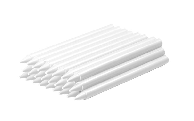 Jovi Plasticolor Etui de 25 Cires Plastiques - Résistantes - Ne tachent pas - Agréables à gratter - Finition Brillante - Miscibles - Durables - Coloris Blanc