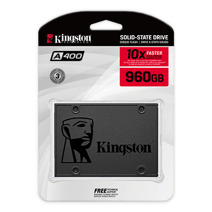 Kingston A400 Disque dur solide SSD 960 Go 2,5" SATA3