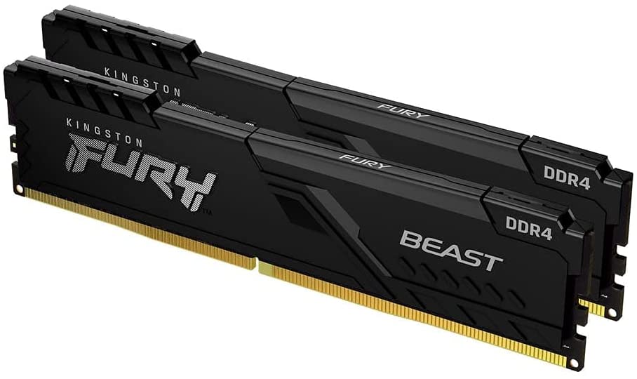 Kingston Fury Beast Mémoire RAM DDR4 3200MHz 16Go (2x8Go) CL16