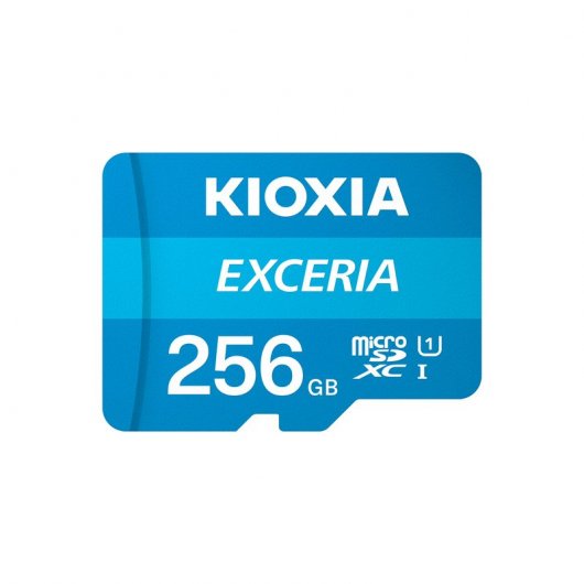 Kioxia Exceria Carte Micro SDXC 256 Go UHS-I Classe 10 avec Adaptateur
