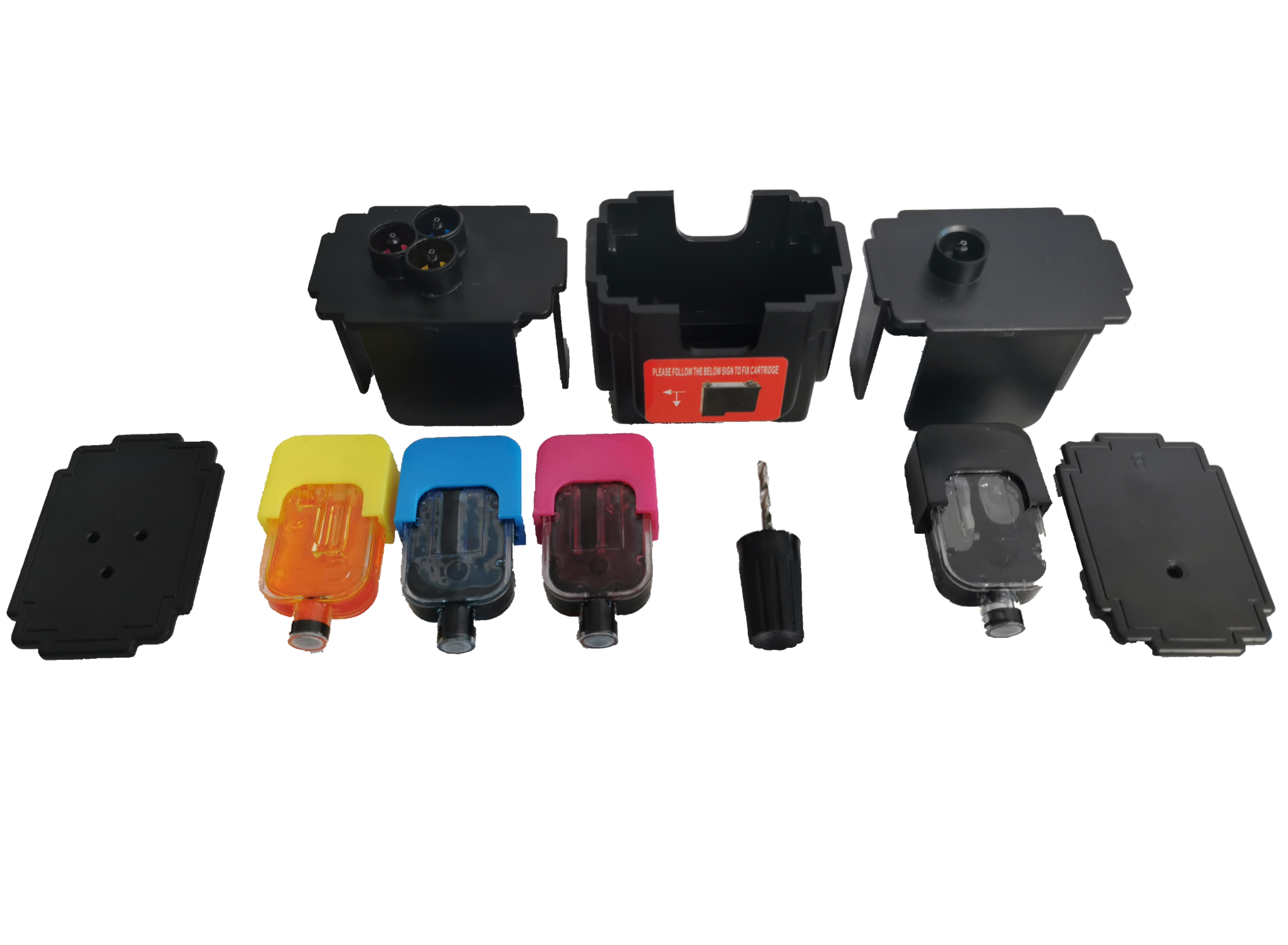 ECO-Ink Kit Recharge HP 301 (noir et couleurs)