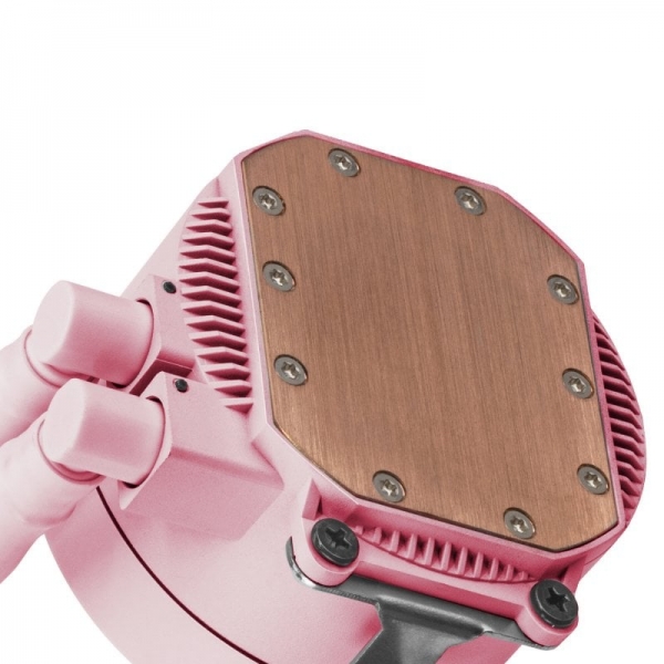 Kit Refroidissement Liquide Mars Gaming ML-ONE120 - Puissance 200W - Miroir Infinity FRGB - Pompe OPTI-CHAMBER - Ventilateur Silencieux FDB - Compatibilité Universelle - Couleur Rose