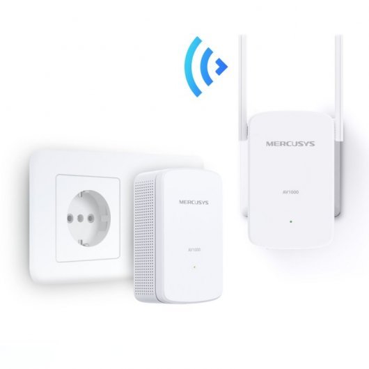 Kit Wi-Fi CPL Mercusys MP510 AV1000 Gigabit - 1000Mbps - Portée jusqu'à 300m - Gigabit Ethernet